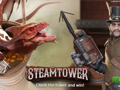 Steamtower — Слот Steamtower со стимпанком, дирижаблями, шестерёнками и RTP 97.04%